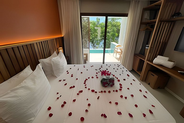 Mar Dá Liberdade 205 com Piscina Privativa