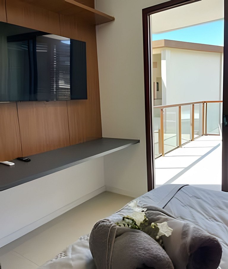 Mar Dá Liberdade 114 Suíte com varanda ampla