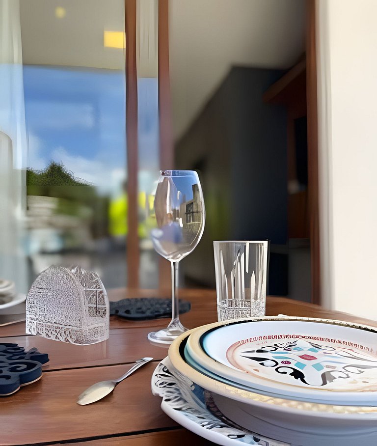 Mar Dá Liberdade 114 Suíte com varanda ampla