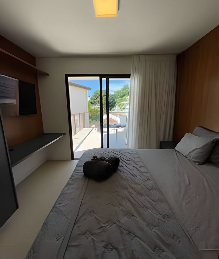 Mar Dá Liberdade 114 Suíte com varanda ampla