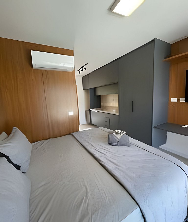 Mar Dá Liberdade 114 Suíte com varanda ampla