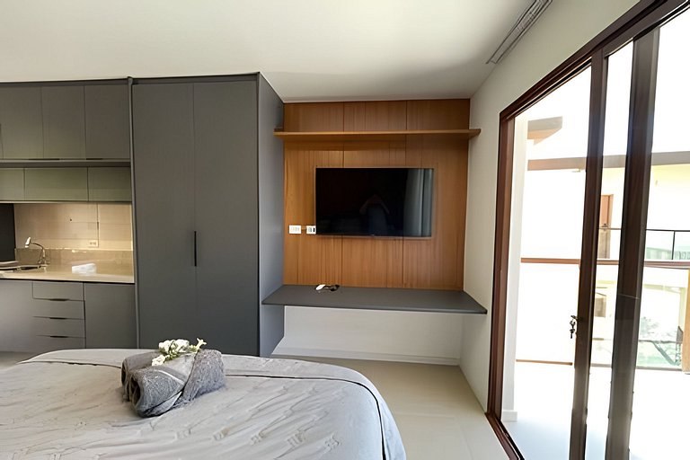 Mar Dá Liberdade 114 Suíte com varanda ampla