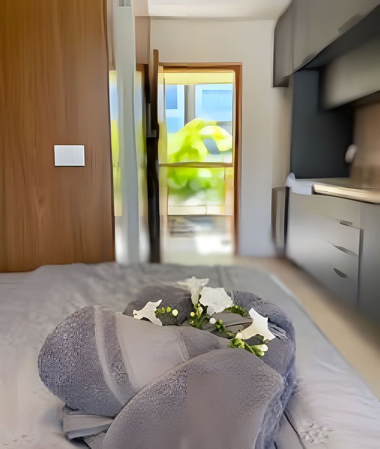 Mar Dá Liberdade 114 Suíte com varanda ampla