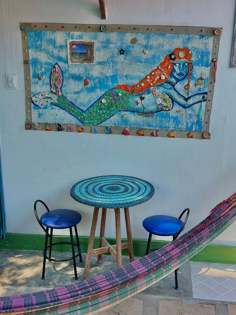 Vila Entreluas 03 - Chalé com terraço e cozinha