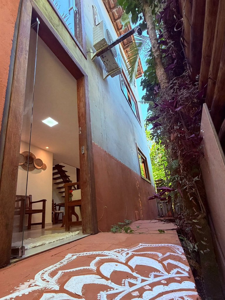 Mar Dá Liberdade com Casa Hibisco 4a Praia